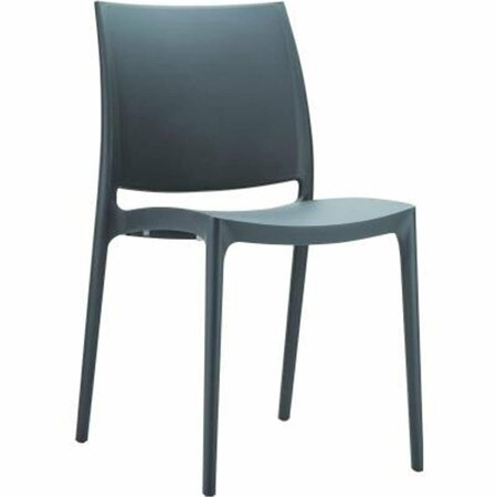 SIESTA Maya Dining Chair Dark Gray, 2PK ISP025-DGR
